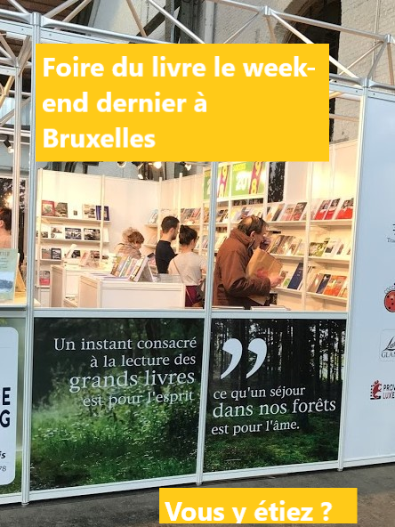 Foire du livre à Bruxelles 2019